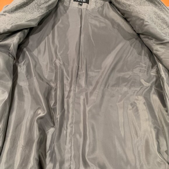 Apt. 9 Women’s Pea Coat Wool Blend Zip & Toggle Closure  Gray NWT Size XL - Picture 7 of 12